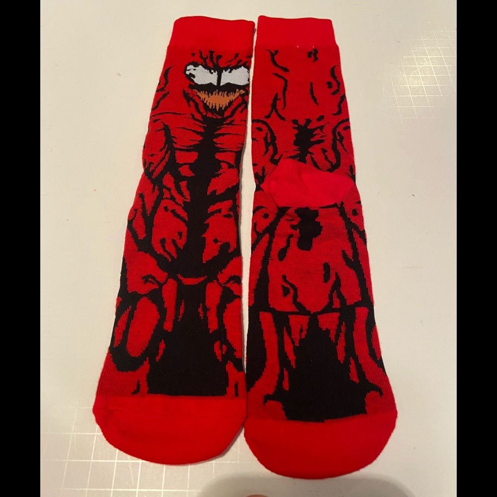 New Carnage Crew Socks Marvel